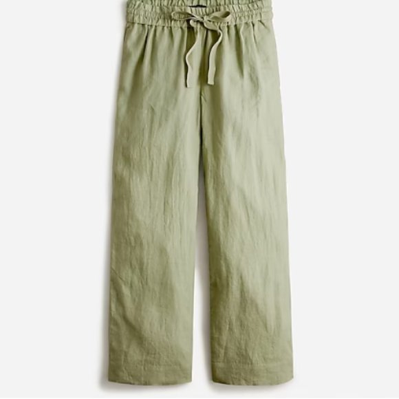 J Crew petite wide leg seaside pant NWT in pistachio - Picture 1 of 4